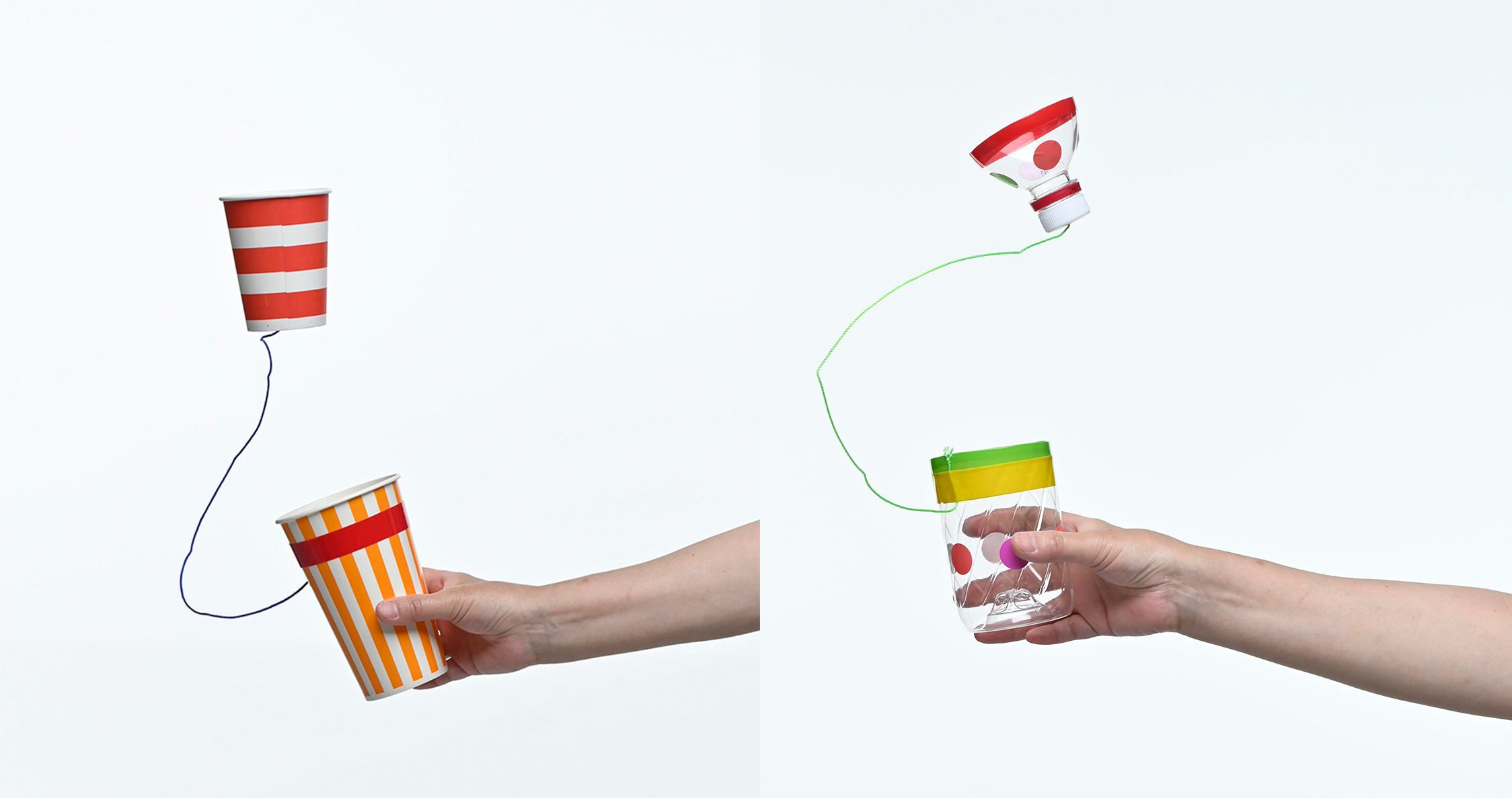 紙コップ＆ペットボトルの簡単けん玉【明日の保育ですぐ使える