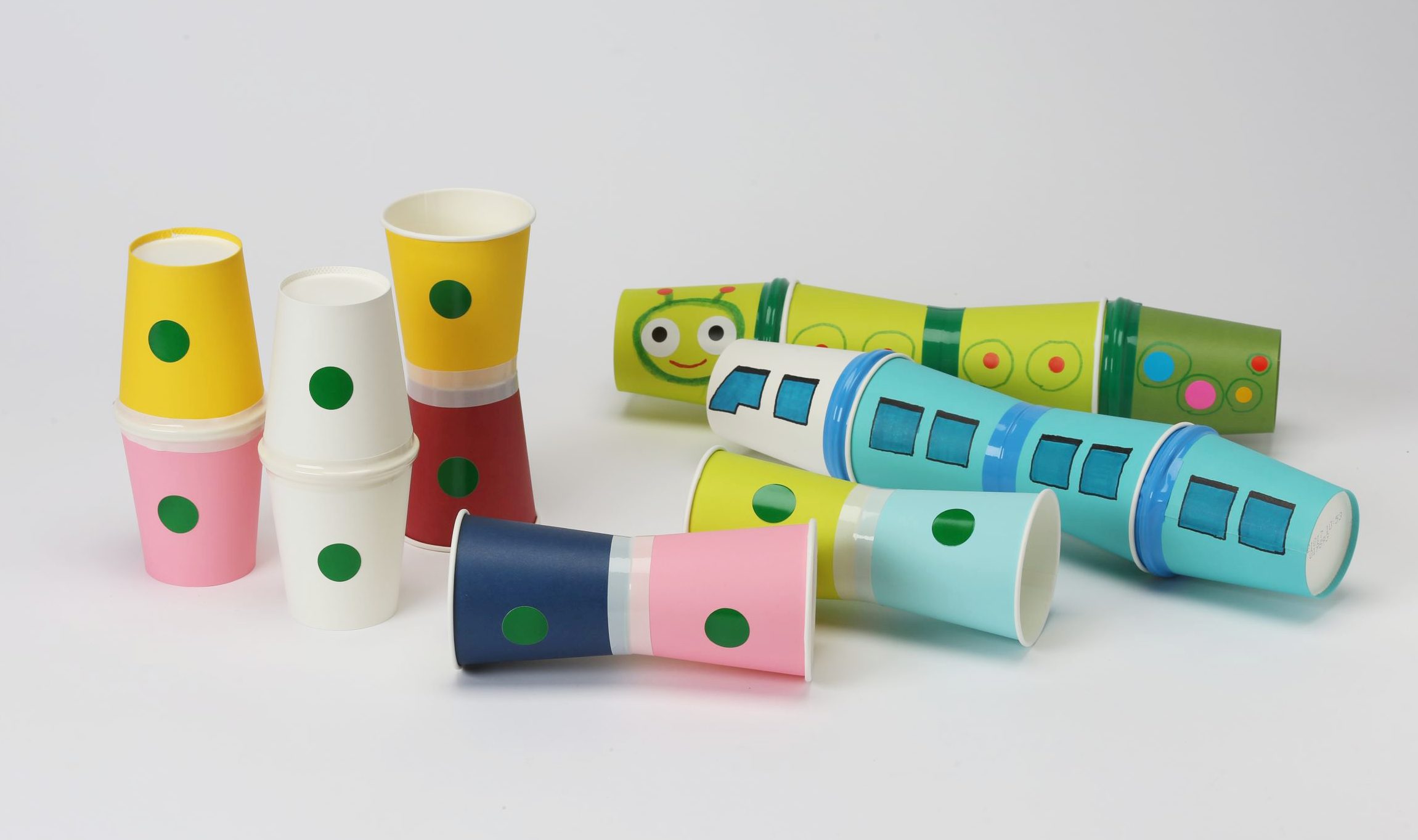 簡単手作りブロック☆パカパカ紙コップ【明日の保育にすぐ使える