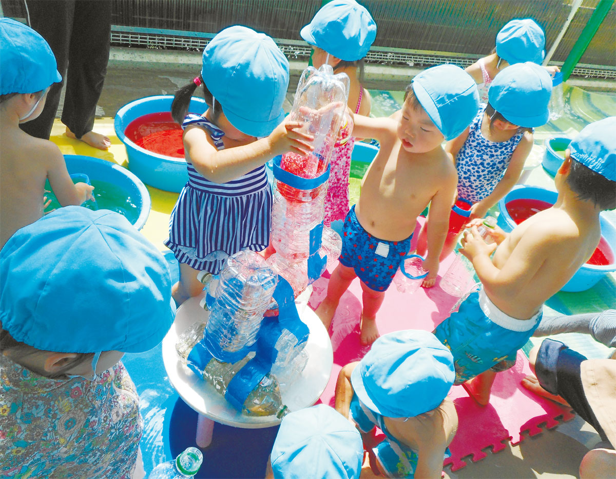 ひんやり、わくわく夏遊び！ 各園の活動レポート【0・1・2歳児