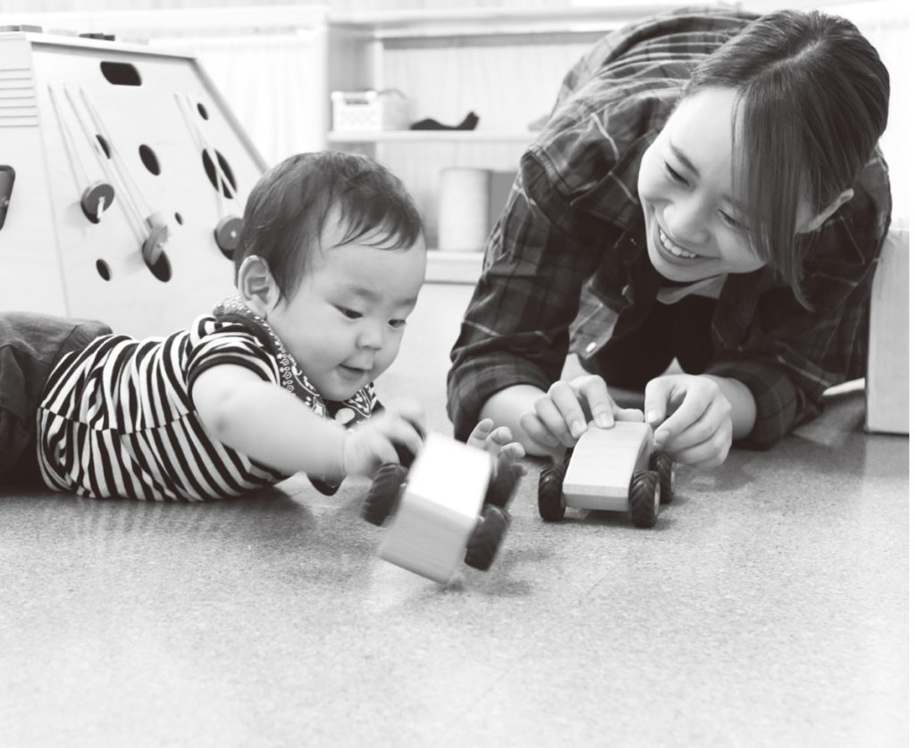 星野実咲さんと子ども