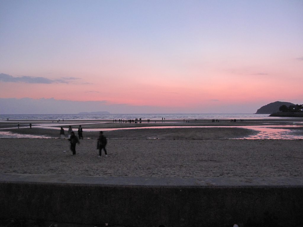 仁尾の父母ヶ浜 2019年3月|写真提供:川田学先生